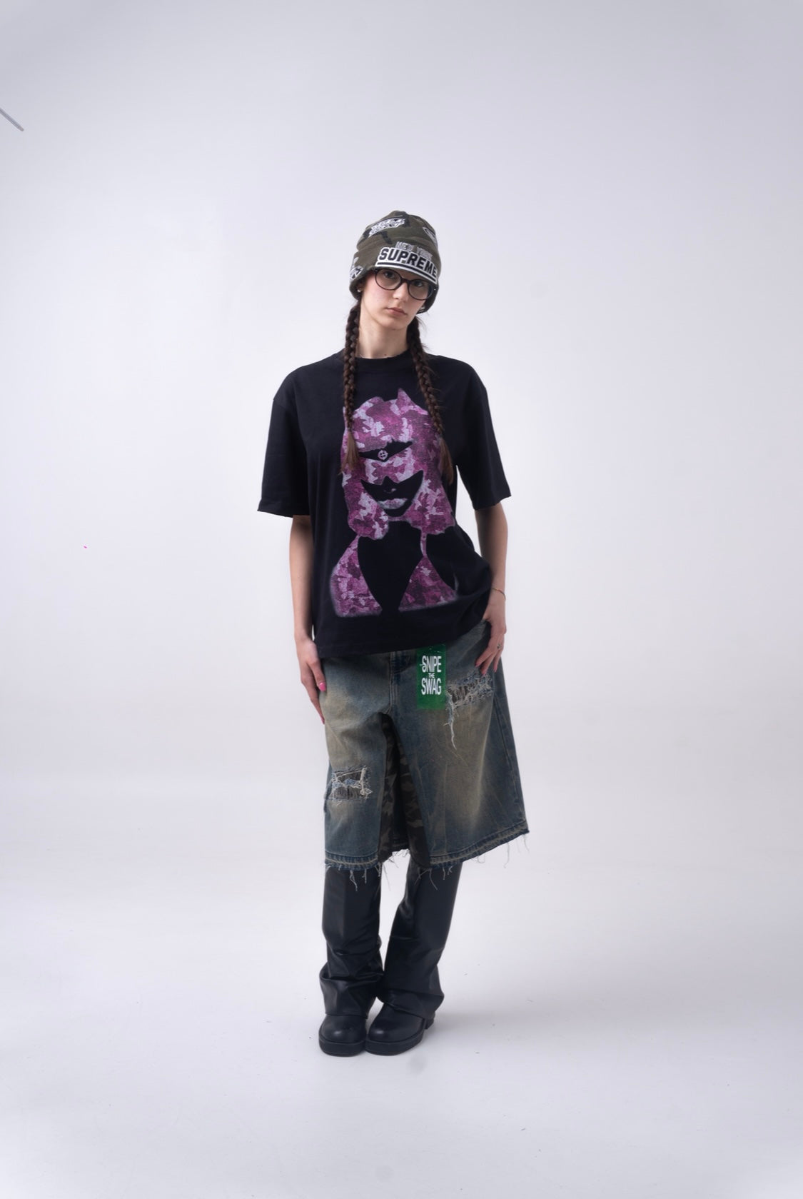BLACK SNIPE TEE CAMO 1.0