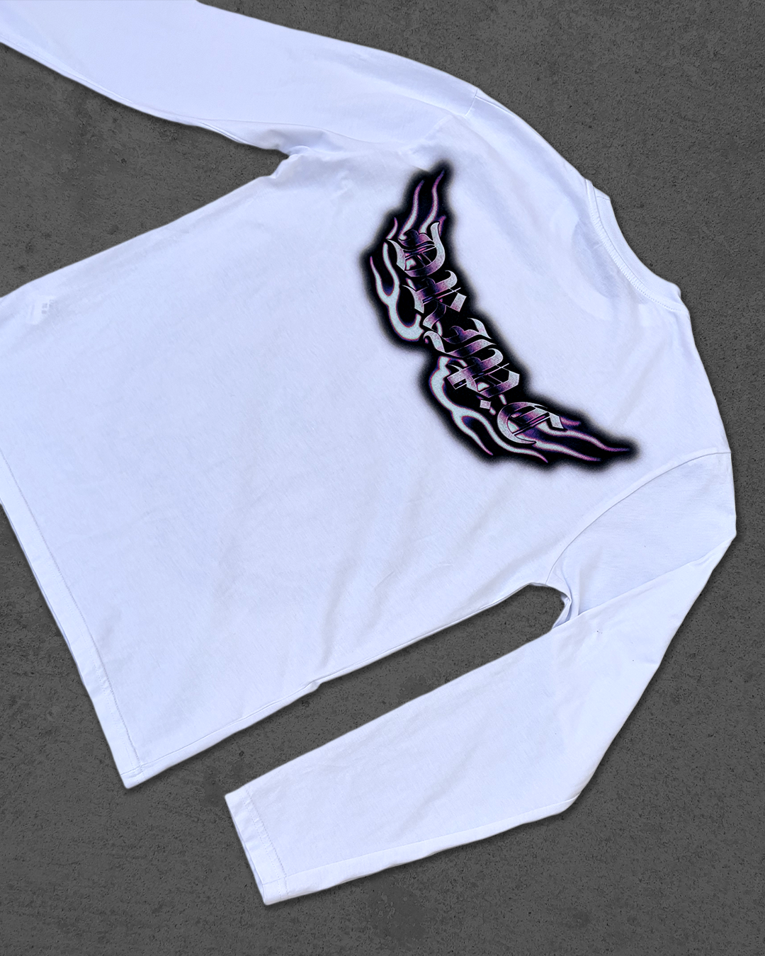 PURPLE/WHITE DOBERMAAN LONGSLEEVE